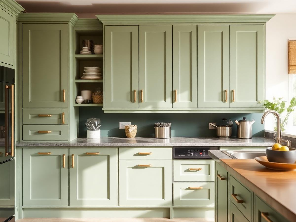 Kitchen Cabinet Respray